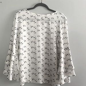 Loft Outlet Bell Sleeve Blouse